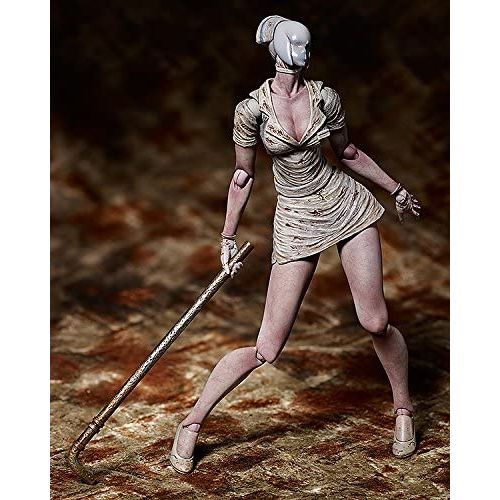 굿스마일 Good Smile Silent Hill 2: Bubble Head Nurse Figma Action Figure, White and Tan