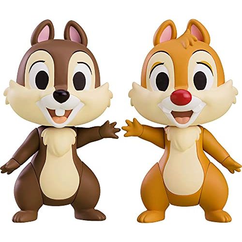 굿스마일 Good Smile Disney Chip ’n’ Dale Nendoroid Action Figure Set, Multicolor