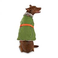 Good2Go Olive Canvas Belted Dog Coat