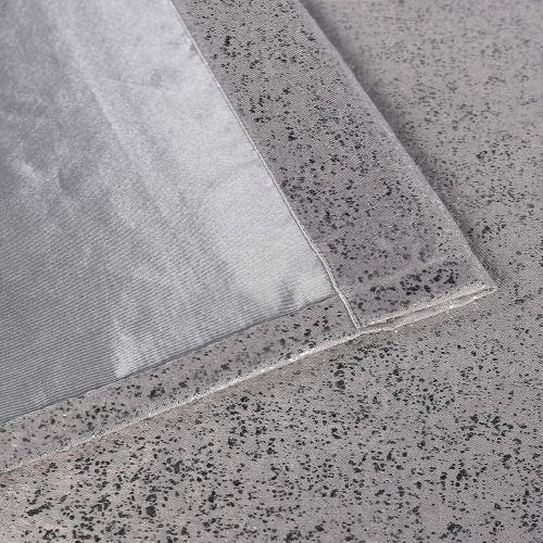  GoodGram 2 Pack Sparkle Chic Thermal Blackout Curtain Panels - Assorted Colors (Grey)