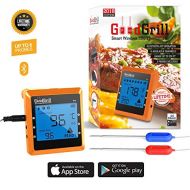 GoodGrill Wireless Meat Thermometer - Smart Original BBQ Grill Thermometer with Remote WIFI Mobile APP, Digital Bluetooth Connectivity - Oven Cooking Smoker with Large LCD Display & Dual Pro