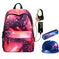 GoodLuck97 Galaxy School Backpack, Student Bookbag for Boys Girls Kids School Bag Teenagers Laptop bag, Plenty of Storage Bag fit School, Travel, Outdoors …