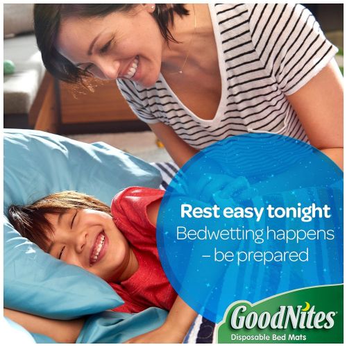  GoodNites Disposable Bed Mats for Bedwetting, 36 Count