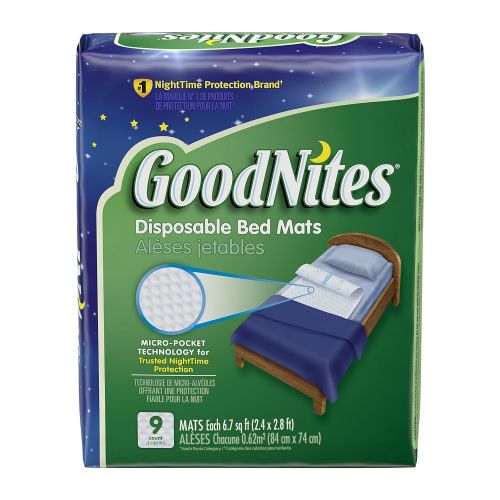  GoodNites Disposable Bed Mats for Bedwetting, 36 Count