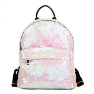 Goodbag Boutique Women Fashion Reversible Sequin Backpack Girls Magic Mermaid Backpack Sparkly Glitter School Bag, Multiple Colors