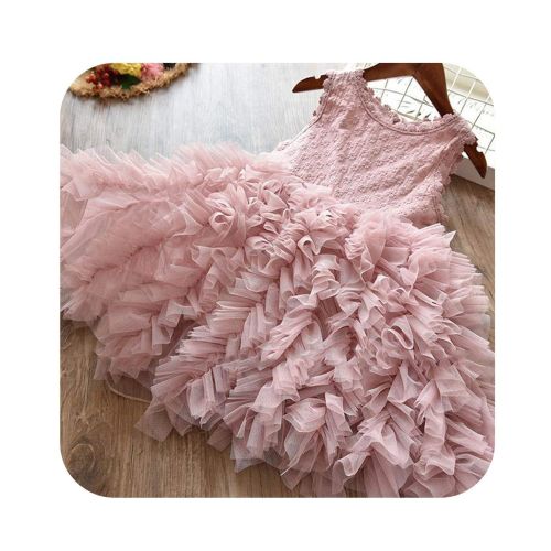  Goodbye Girls Summer Backless Teenage Party Princess Dress Children Costume for Kids Clothes Pink 2-6T,4T