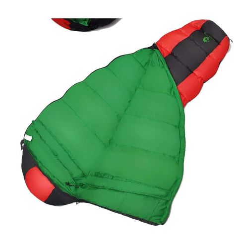  Goodforyou21 Jungle King Thickening Fill Four Holes Cotton Sleeping Bags Outdoor Camping Mountaineering Special Camping Bag Movement,Sky Blue