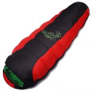 Goodforyou21 Jungle King Thickening Fill Four Holes Cotton Sleeping Bags Outdoor Camping Mountaineering Special Camping Bag Movement,Rood