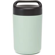Goodful Vacuum Sealed Insulated Food Jar with Handle Lid, Stainless Steel Thermos, Lunch Container, 16 Oz, Sage