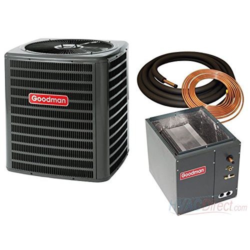  Goodman AIR Conditioner 5 TON 15 SEER 96% AFUE 100,000 BTU Gas Furnace System - DOWNFLOW GSX160601  CAPT4961C4