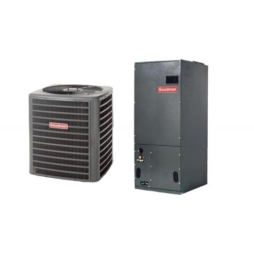  Goodman 2.5 Ton 13 SEER Air Conditioner with Multi Position Air Handler model GSX130301ARUF30B14