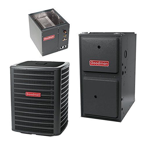  Goodman 80,000 BTU 96% Gas Furnace and 2.5 ton 13 SEER Air Conditioner GMSS960803BN-GSX130301-CAPF3030B6