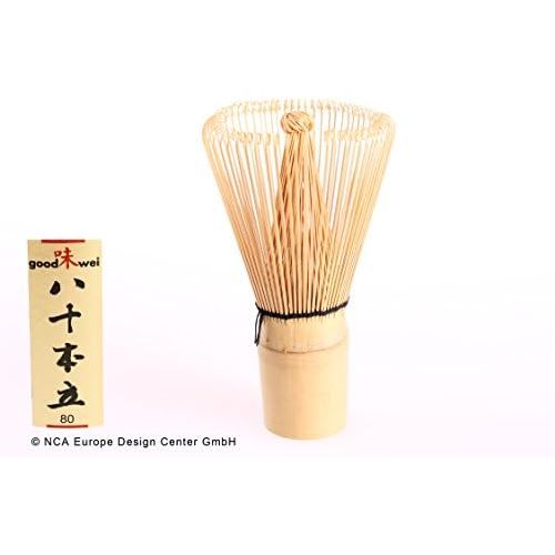  Goodwei Chasen - Japanischer Matchabesen aus Bambus mit 80 Borsten (1)