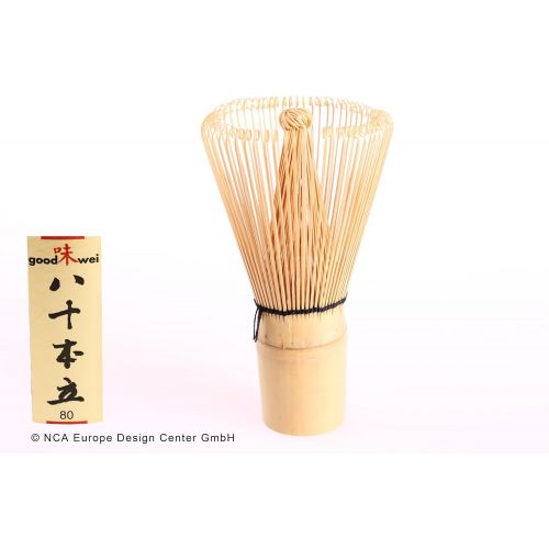  Goodwei Chasen - Japanischer Matchabesen aus Bambus mit 80 Borsten (1)