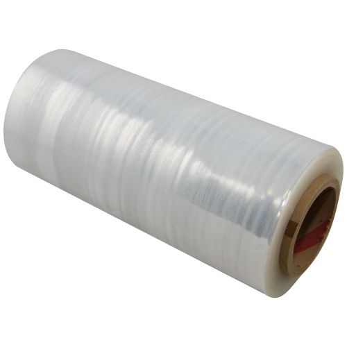  Goodwrappers PVT12060 Linear Low Density Polyethylene Clear Cast Hand Stretch Wrap On a 3 ID Core, 2000 Length x 12 Width x 60 Gauge Thick (Case of 4)