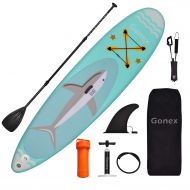 Goody Gonex Inflatable Stand Up Paddle Board 6 Thick, Durable & Lightweight, with SUP Accessories & Carry Backpack, for Water Sports Surfing, Yoga, Pilates.