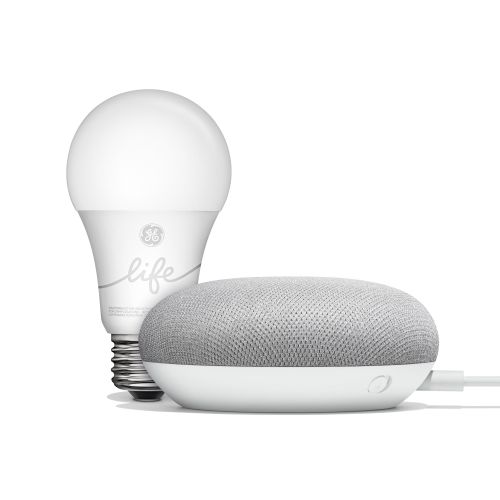구글 Google Smart Light Starter Kit - Google Home Mini and GE Smart Light Bulb