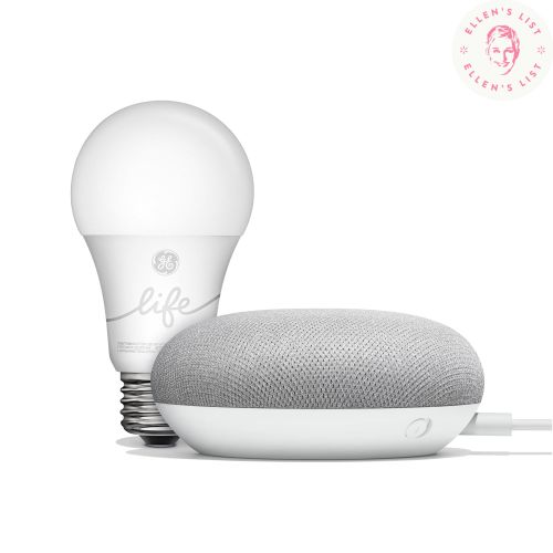 구글 Google Smart Light Starter Kit - Google Home Mini and GE Smart Light Bulb