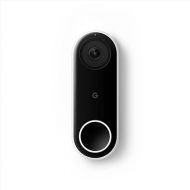 Google Nest Doorbell (Wired) - Formerly Hello Video Doorbell with 24/7 Streaming - Smart Doorbell Camera for Home with HDR Video, HD Talk and Listen, Night Vision, and Person Alerts