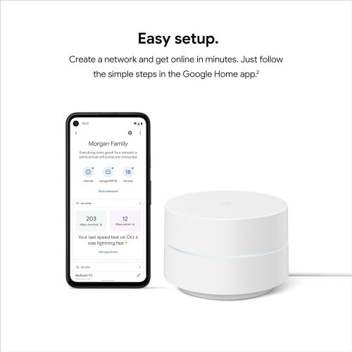 구글 [아마존베스트]Google Wifi - Mesh Wifi System - Wifi Router Replacement - 3 Pack