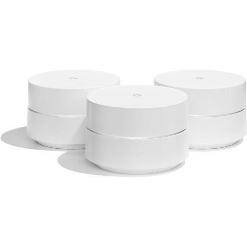 구글 [아마존베스트]Google WiFi system, 3-Pack - Router Replacement for Whole Home Coverage (NLS-1304-25),White