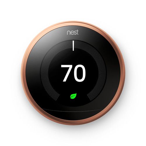  Google Nest Learning Thermostat (3rd Generation, Copper)