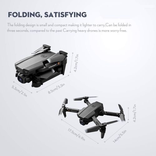  GoolRC LS-XT6 RC Drone Mini Drone 6-Axis Gyro 3D Flip Headless Mode Altitude Hold 12mins Flight Time RC Qudcopter for Kids Adults