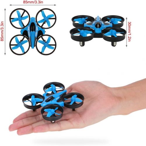  GoolRC Mini Drone with 3D Flips, Headless Mode, One Key Return, Full Protectors, H/L Speed, Anti Crush UFO RC Quadcopter (Blue)