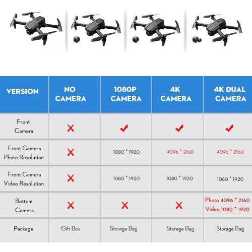  GoolRC LS-XT6 RC Drone Mini Drone 6-Axis Gyro 3D Flip Headless Mode Altitude Hold 12mins Flight Time RC Qudcopter for Kids Adults