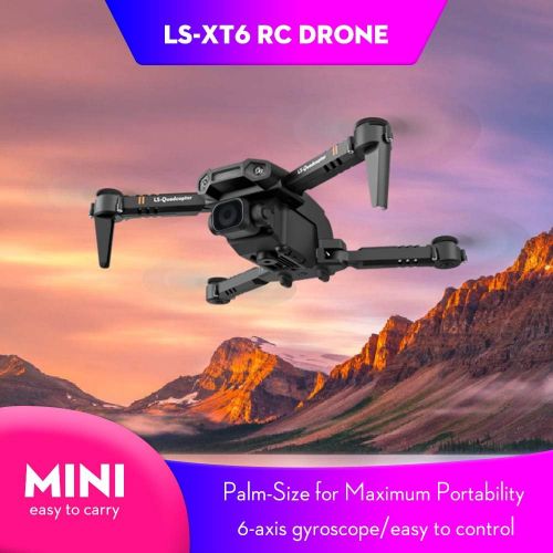  GoolRC LS-XT6 RC Drone Mini Drone 6-Axis Gyro 3D Flip Headless Mode Altitude Hold 12mins Flight Time RC Qudcopter for Kids Adults