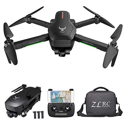  GoolRC SG906 PRO GPS Drone, 5G WiFi FPV RC Drone with 4K HD Camera, 2-Axis Gimbal, Brushless Motor, Foldable RC Quadcopter with Follow Me, Optical Flow Positioning, Carrying Bag an