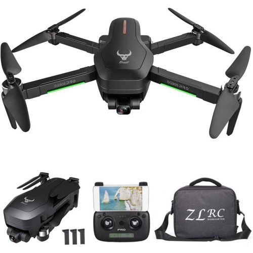  GoolRC SG906 PRO GPS Drone, 5G WiFi FPV RC Drone with 4K HD Camera, 2-Axis Gimbal, Brushless Motor, Foldable RC Quadcopter with Follow Me, Optical Flow Positioning, Carrying Bag an
