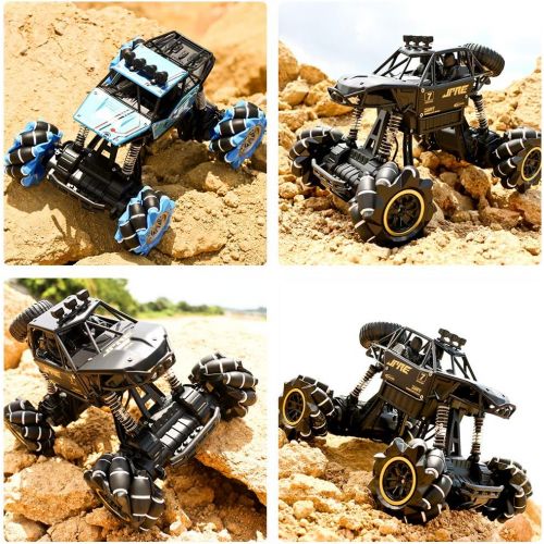  GoolRC 616A RC Stunt Car, 1/16 Scale 4WD 2.4GHz Remote Control Car, All Terrain Off-Road Rock Crawler Truck with Watch Gesture Sensing, 30KM/H High Speed Drift Racing RC Car for Ki