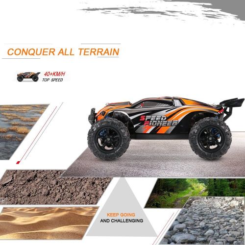  GoolRC RC?Cars?for?Boys Speed Pioneer 1/18 2.4GHz 4WD Off-Road Truggy High Speed RC Racing Car RTR