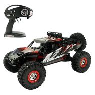 GoolRC FY07-01 RC Cars, 1:12 Scale Remote Control Car, 4WD 70KM/H High Speed Brusheless Motor RC Truck, 2.4GHz All Terrains Off-Road Electric Toy Vehicle for Kids and Adults (Red),