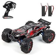 GoolRC F14A RC Car, 2.4GHz Remote Control Car, 70km/h High Speed Racing Car, 1:10 Scale 4WD All Terrains Off-Road RC Trucks with Brushless Motor and 2 Batteries, Electric Toy Car f