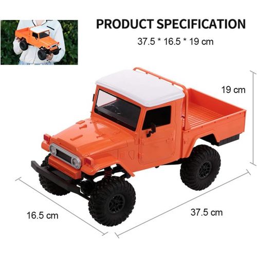  GoolRC MN-45 RC Crawler 2.4G 4WD Racing Off-Road Truck 4x4 1/12 Scale RC Car Fast High Speed Electric Vehicle with Led Light for Kids and Adults RTR