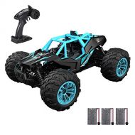 GoolRC RC Car 1:14 Scale 2.4Ghz Remote Control Car, 4WD 36KM/H High Speed Off Road Monster Trucks, Alloy Shell Electronic Vehicle All Terrain Racing Climbing Car with 3 Batteries f
