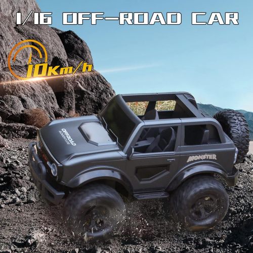  GoolRC RC Cars, 1:16 Scale 2.4GHz Remote Control Car, 518-01 Off-Road Truck, All Terrain Climbing Car, RC Rock Crawler for Kids and Boys Gift