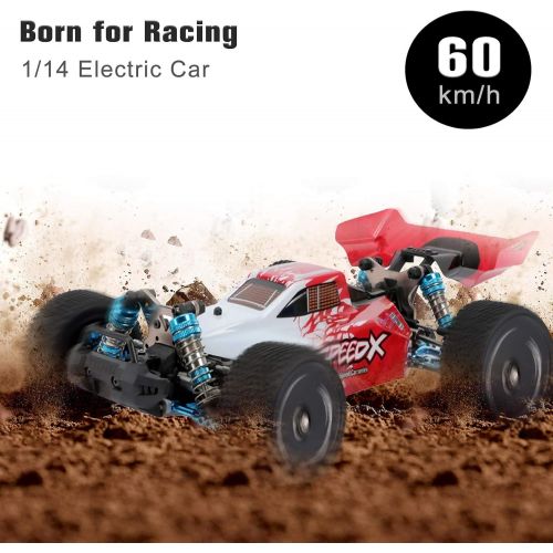  GoolRC RC Car XLF F16 1/14 Alloy Frame 4WD Off-Road Car 60km/h High Speed Racing Car 1600mAh Battery 2.4Ghz RC Buggy Drift Car