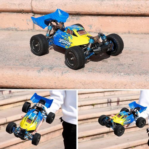  GoolRC RC Car XLF F16 1/14 Alloy Frame 4WD Off-Road Car 60km/h High Speed Racing Car 1600mAh Battery 2.4Ghz RC Buggy Drift Car