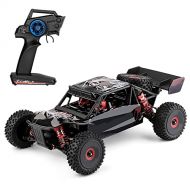 GoolRC WLtoys 124016 RC Car, 1:12 Scale Remote Control Car, 4WD 75km/h High Speed Racing Car, 2.4GHz All Terrain Off Road RC Truck RTR with Brushless Motor and Metal Chassis for Ki