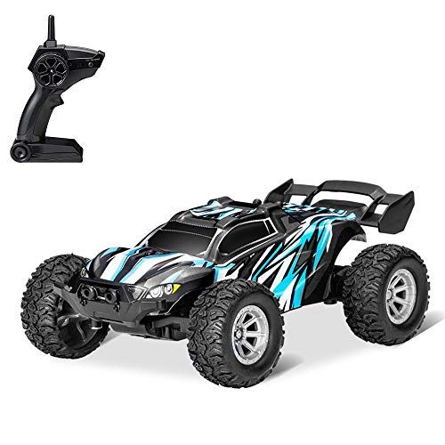  GoolRC S658 RC Car for Kids, 1:32 Scale 2.4GHz Remote Control Car, 20KM/H High Speed Racing Car with LED Light, Electric Toy Car for Boys & Girls (Blue)