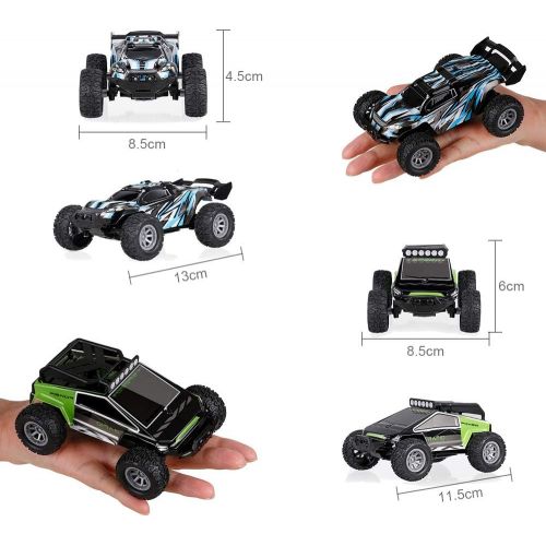  GoolRC S658 RC Car for Kids, 1:32 Scale 2.4GHz Remote Control Car, 20KM/H High Speed Racing Car with LED Light, Electric Toy Car for Boys & Girls (Blue)