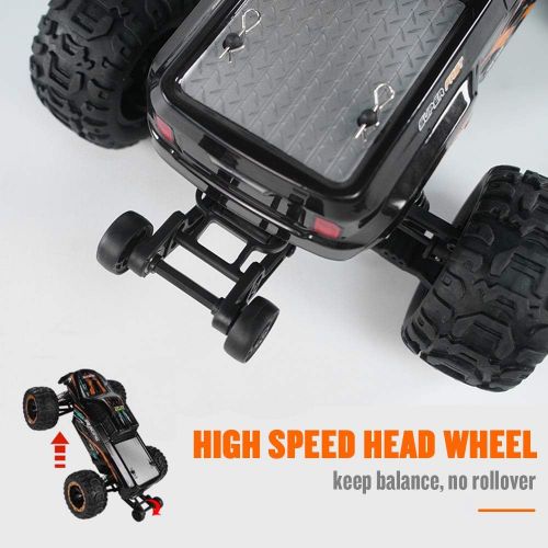  GoolRC 16889A RC Car, 1:16 Scale Remote Control Car, 4WD 45KM/H High Speed RC Truck with Brushless Motor, 2.4GHz All Terrain Big Foot Off Road Monster Truck Electric Vehicle Toy fo