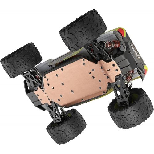  GoolRC WLtoys 144002 RC Car, 1:14 Scale Remote Control Car, 4WD 60KM/H High Speed RC Truck, 2.4GHz All Terrains Off-Road Car, Electric Toy Vehicle Climbing Car with Alloy Chassis f