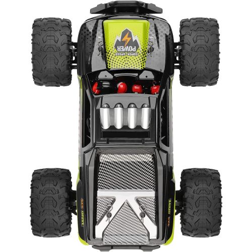  GoolRC WLtoys 144002 RC Car, 1:14 Scale Remote Control Car, 4WD 60KM/H High Speed RC Truck, 2.4GHz All Terrains Off-Road Car, Electric Toy Vehicle Climbing Car with Alloy Chassis f