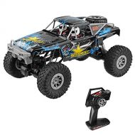 GoolRC WLtoys 104310 RC Car, 1:10 Scale 2.4GHz Remote Control Car, 4WD High Speed Climbing Buggy Car, All Terrain Off Road RC Truck with Dual Motor RTR for Kids and Adults