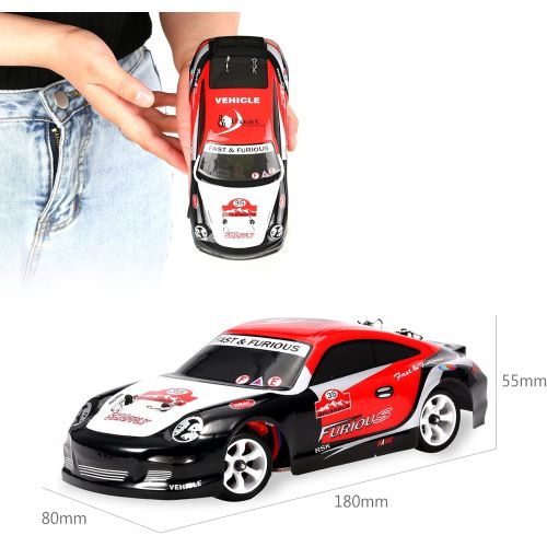  GoolRC WLtoys K969 RC Car, 1:28 Scale 2.4GHz Remote Control Car, 4WD 30KM/H High Speed RC Racing Car, Drift Car for Kids and Adults