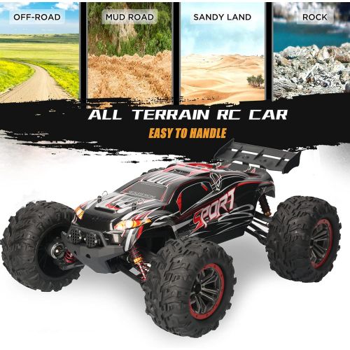  GoolRC X 03A RC Car, 1:10 Scale 2.4GHz Remote Control Car, 60km/h High Speed Racing Car, 4WD Brushless Motor Off Road Monster Truck for Kids and Adults, All Terrain Electric Crawle